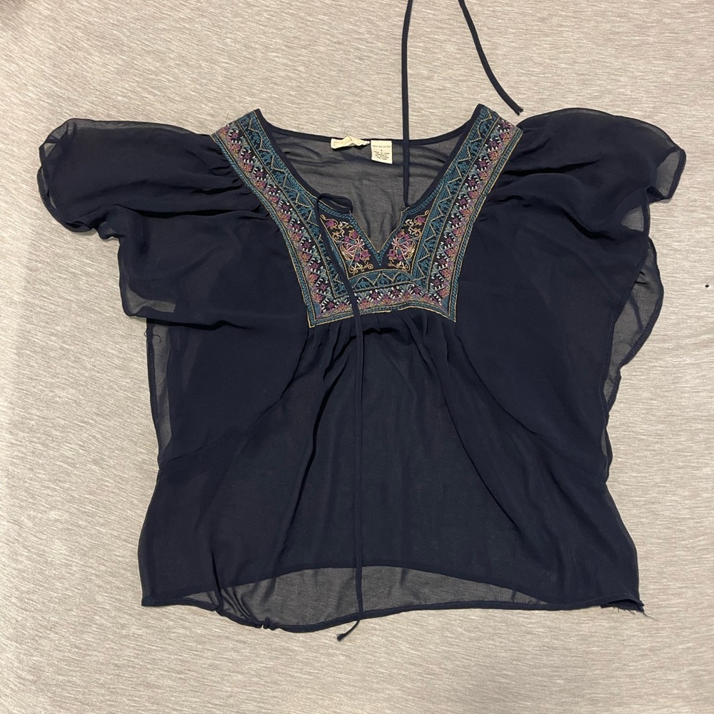 Cute sheer top